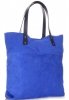 Bőr táska shopper bag Vittoria Gotti kobalt V8267